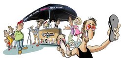Giftbox Karikatuur